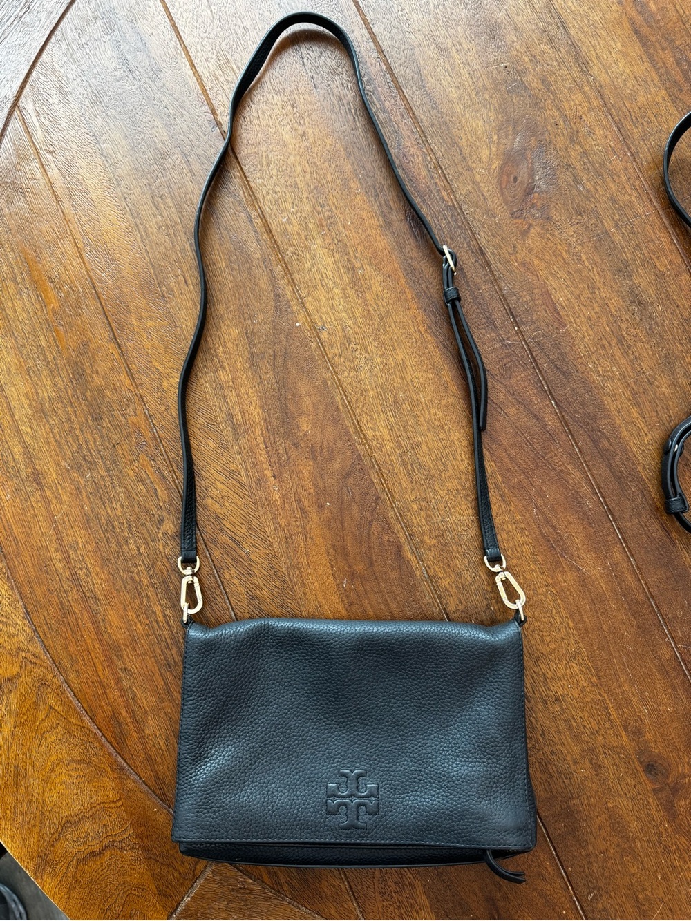 Tory Burch Thea Black Leather Crossbody